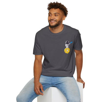 Astronaut Blå Pussel T-shirt